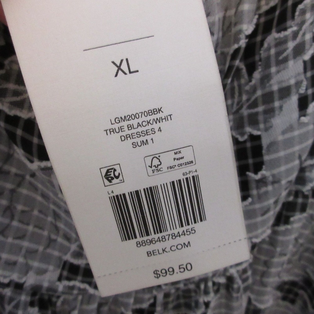 Crown & Ivy Black and White Mini Dress - Picture 7 of 12